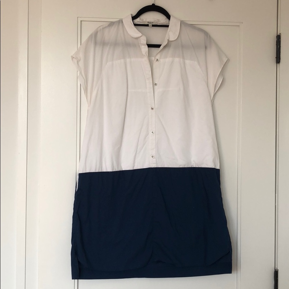 Navy & White Madewell Dress